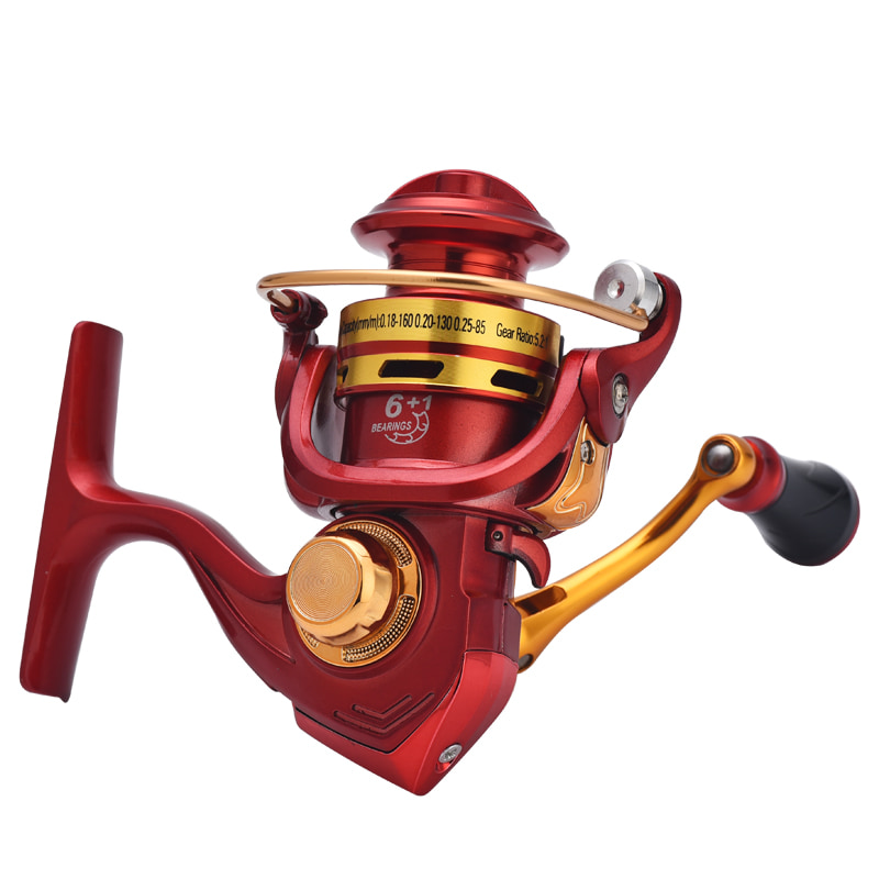 Celokovová CNC skrutkovacia rukoväť hlbokomorská slaná voda Navijaky na odlievanie návnad Ice Fishing Wheel rybársky navijak s prívlačou mini navijaky